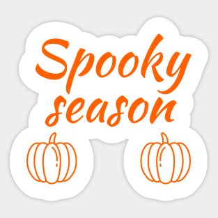 Spooky season Sticker